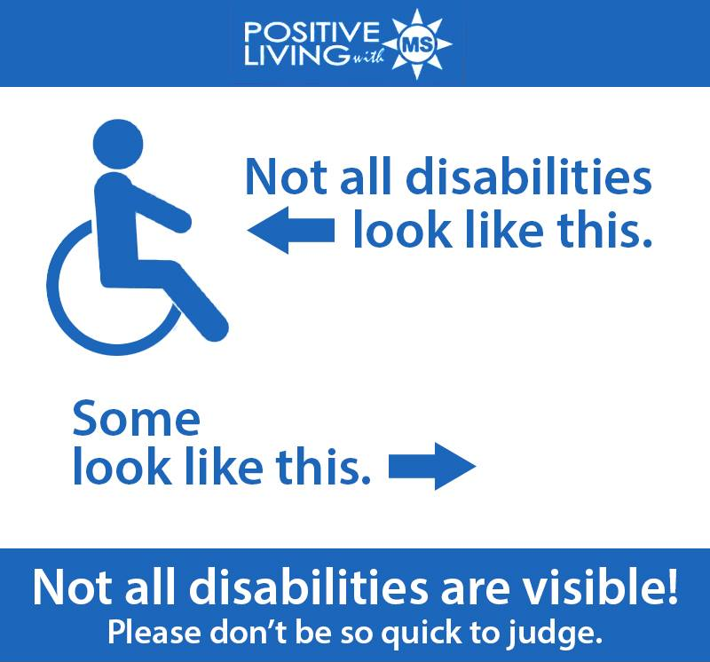Not all disabilities look like this Blank Meme Template