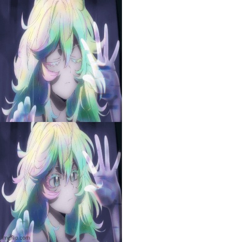 Confused Invisible Girl Blank Meme Template