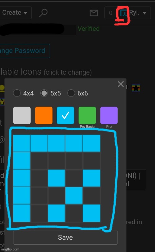 keep peenur icon or change to original (I will change color to orange) | made w/ Imgflip meme maker