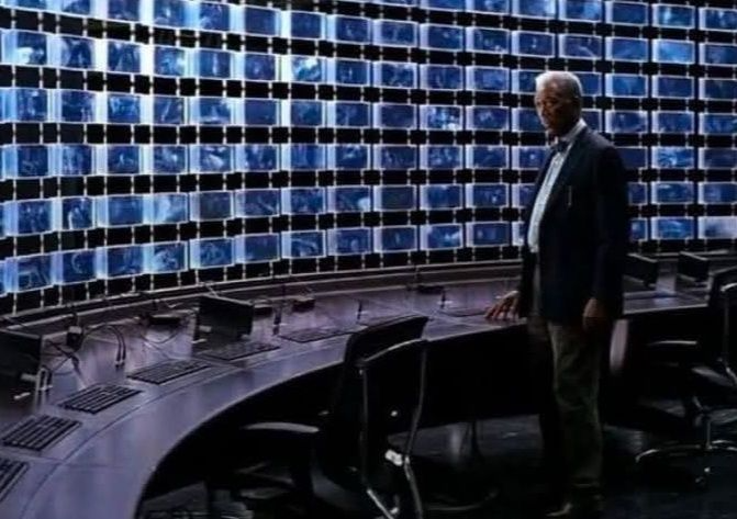 Morgan freeman panopticon Blank Meme Template