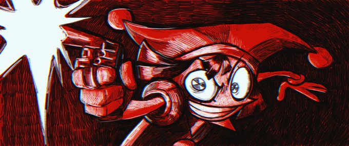 Pomni shooting by @sofiaserafine on twt Blank Meme Template