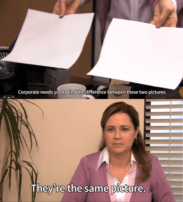 Difference Blank Meme Template