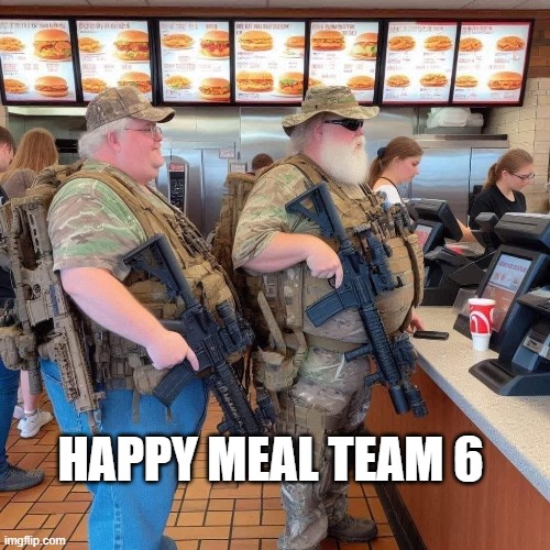 Happy Meal | HAPPY MEAL TEAM 6 | image tagged in happy meal | made w/ Imgflip meme maker