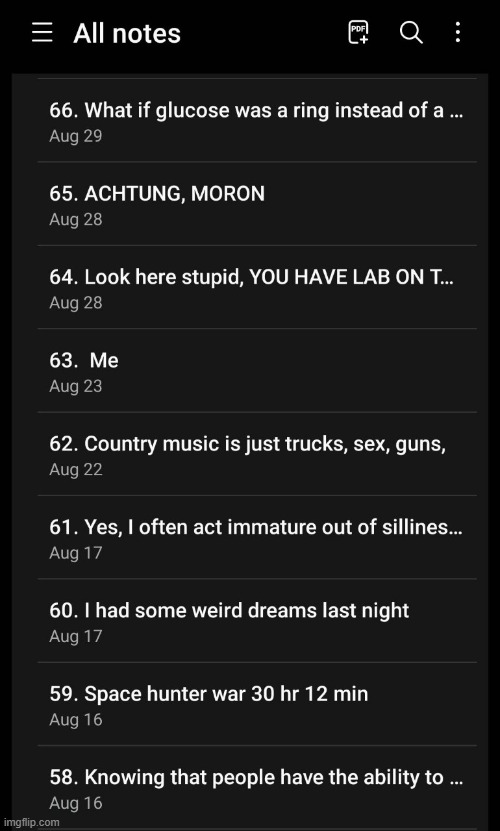 my notes are incredibly diverse | made w/ Imgflip meme maker