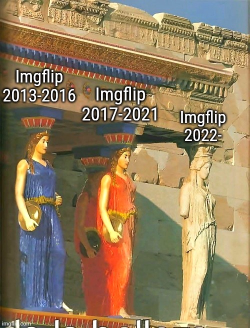 2015-16 was peak | Imgflip 2017-2021; Imgflip 2013-2016; Imgflip 2022- | image tagged in imgflip | made w/ Imgflip meme maker