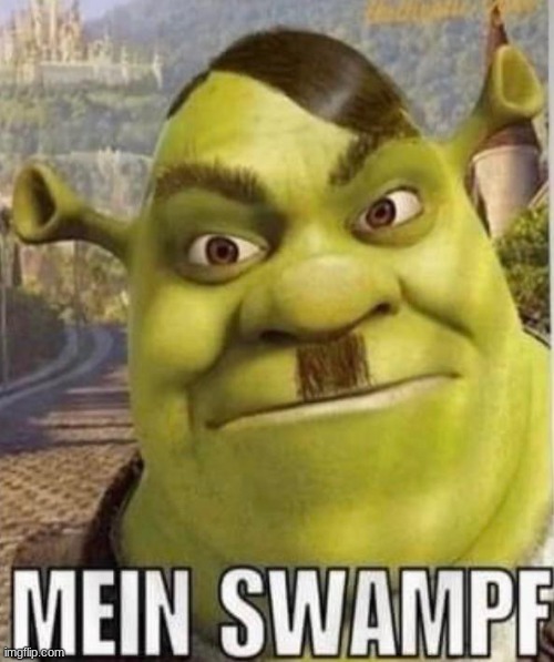 image tagged in hitler,adolf hitler,shrek | made w/ Imgflip meme maker