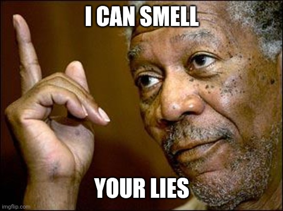 This Morgan Freeman | I CAN SMELL YOUR LIES | image tagged in this morgan freeman | made w/ Imgflip meme maker
