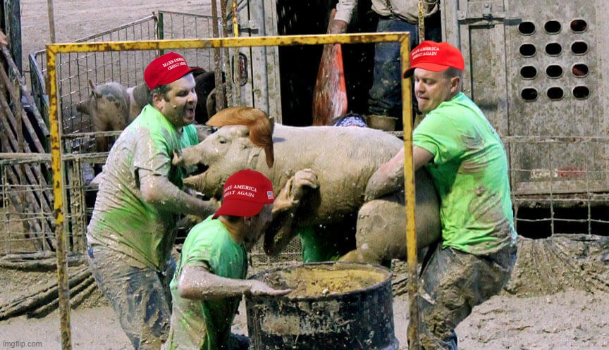 MAGA when GrindR is down Blank Meme Template