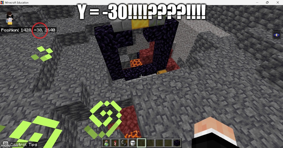 Y = -30!!!!????!!!! | made w/ Imgflip meme maker