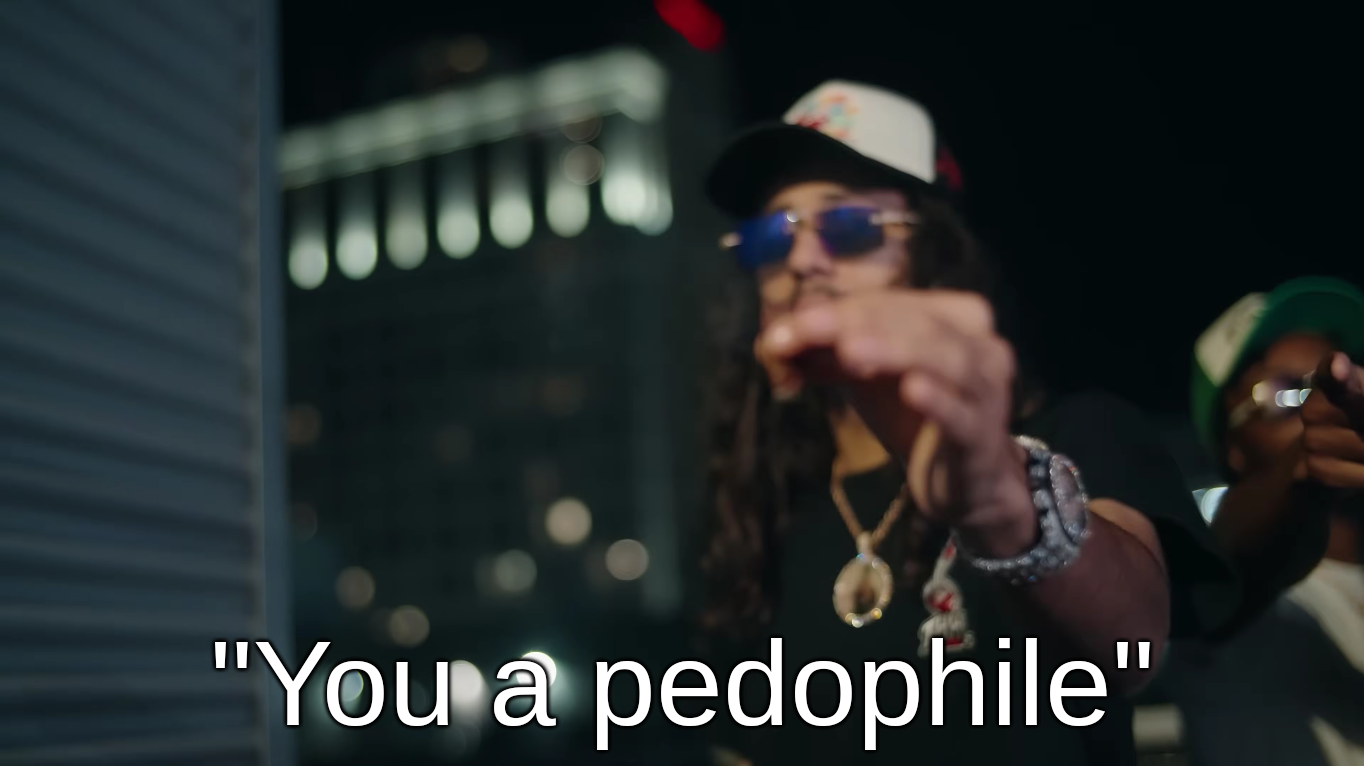 You a pedophile Blank Meme Template