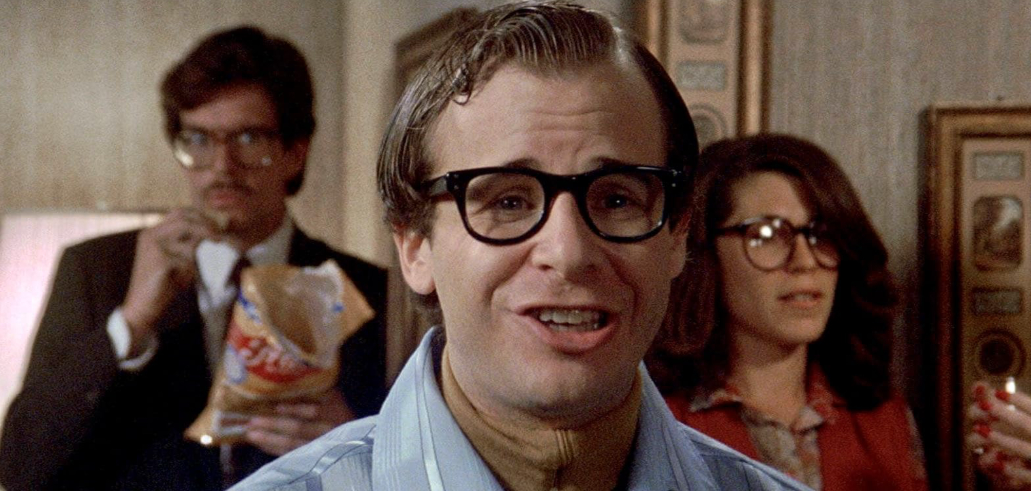 Ghostbusters Who Brought the Dog Louis Tully Blank Meme Template