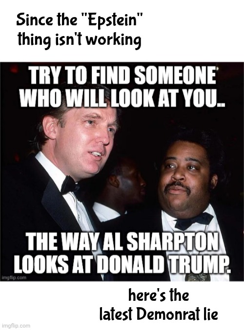 Posted in "Politics" | Since the "Epstein" thing isn't working; here's the latest Demonrat lie | image tagged in blank white template,stupid liberals,desperation,and your little dog too,wicked,and dumb | made w/ Imgflip meme maker