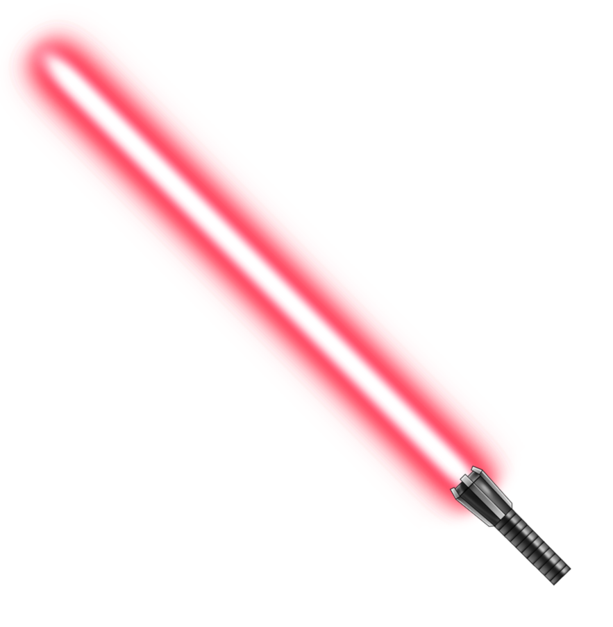 red lightsaber(transparent background) Blank Meme Template