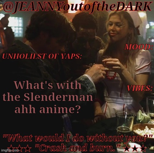Confusing | What's with the Slenderman ahh anime? | image tagged in spn og trio jo2td,the proportions hurt my eyes,dead chat ig,see yall later,might do some more creative shit later | made w/ Imgflip meme maker