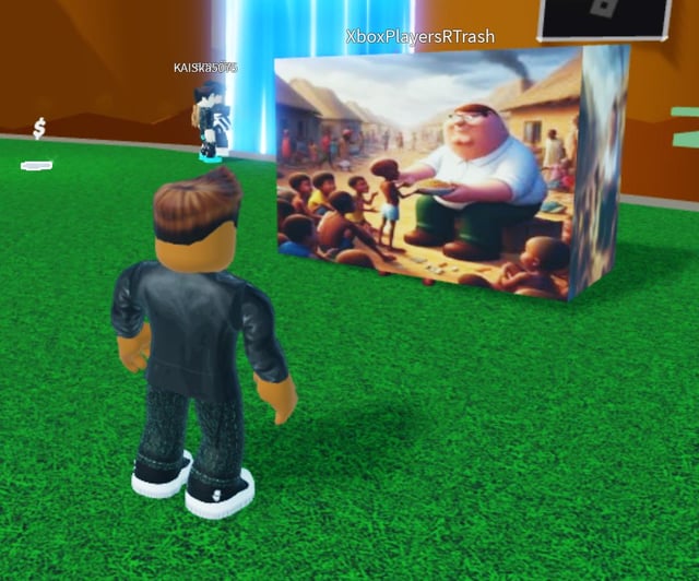 YO AI PETER GRIFFIN IN ROBLOX :) Blank Meme Template