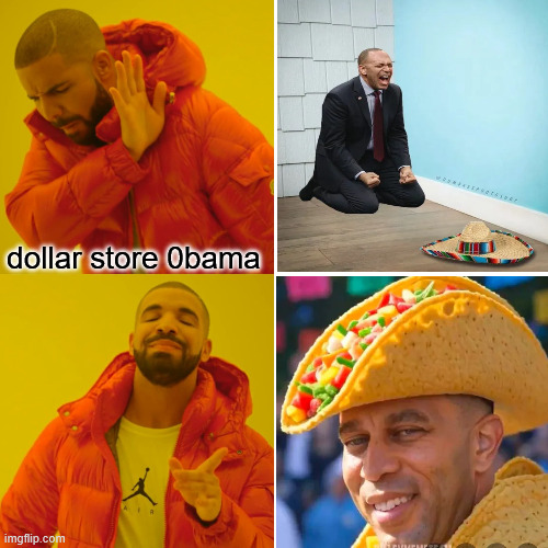 dollar store 0bama | dollar store 0bama | image tagged in memes,dollar store 0bama,bad hats,good hats | made w/ Imgflip meme maker