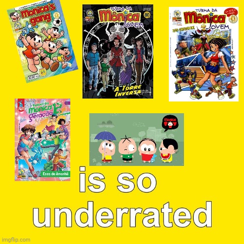 Yes i'm obsessed with turma da mônica!! | made w/ Imgflip meme maker