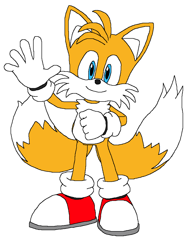 002. Tails Blank Meme Template