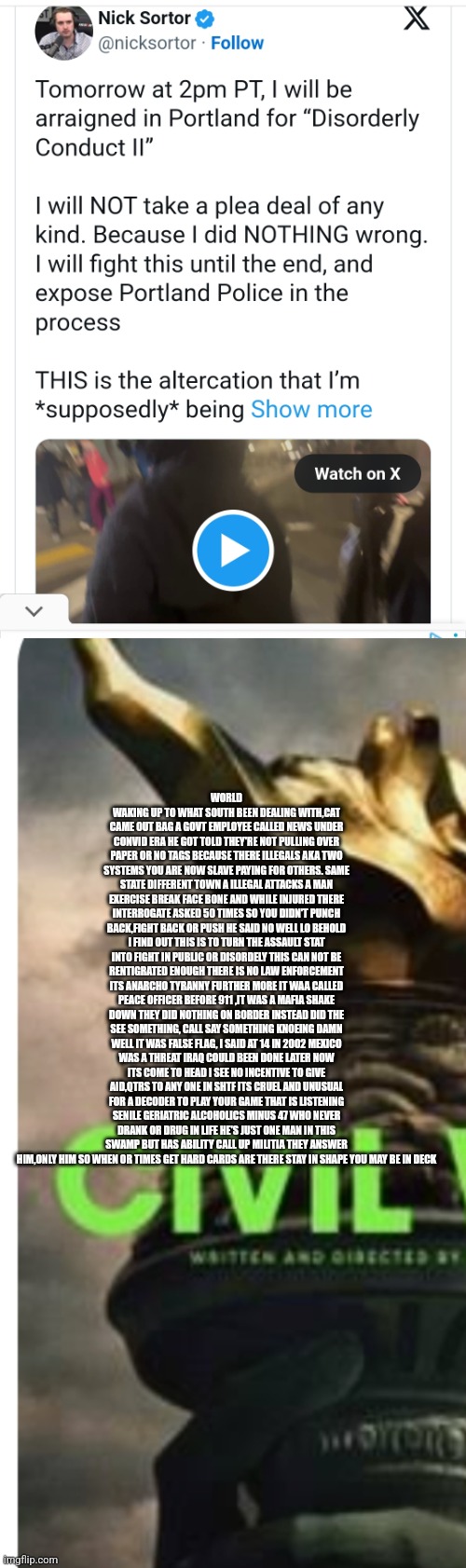 Readers highgest : The nest was built to collapse, freedom gave us wings to fly away | WORLD WAKING UP TO WHAT SOUTH BEEN DEALING WITH,CAT CAME OUT BAG A GOVT EMPLOYEE CALLED NEWS UNDER CONVID ERA HE GOT TOLD THEY'RE NOT PULLING OVER PAPER OR NO TAGS BECAUSE THERE ILLEGALS AKA TWO SYSTEMS YOU ARE NOW SLAVE PAYING FOR OTHERS. SAME STATE DIFFERENT TOWN A ILLEGAL ATTACKS A MAN EXERCISE BREAK FACE BONE AND WHILE INJURED THERE INTERROGATE ASKED 50 TIMES SO YOU DIDN'T PUNCH BACK,FIGHT BACK OR PUSH HE SAID NO WELL LO BEHOLD I FIND OUT THIS IS TO TURN THE ASSAULT STAT INTO FIGHT IN PUBLIC OR DISORDELY THIS CAN NOT BE RENTIGRATED ENOUGH THERE IS NO LAW ENFORCEMENT ITS ANARCHO TYRANNY FURTHER MORE IT WAA CALLED PEACE OFFICER BEFORE 911 ,IT WAS A MAFIA SHAKE DOWN THEY DID NOTHING ON BORDER INSTEAD DID THE SEE SOMETHING, CALL SAY SOMETHING KNOEING DAMN WELL IT WAS FALSE FLAG, I SAID AT 14 IN 2002 MEXICO WAS A THREAT IRAQ COULD BEEN DONE LATER NOW ITS COME TO HEAD I SEE NO INCENTIVE TO GIVE AID,QTRS TO ANY ONE IN SHTF ITS CRUEL AND UNUSUAL FOR A DECODER TO PLAY YOUR GAME THAT IS LISTENING SENILE GERIATRIC ALCOHOLICS MINUS 47 WHO NEVER DRANK OR DRUG IN LIFE HE'S JUST ONE MAN IN THIS SWAMP BUT HAS ABILITY CALL UP MILITIA THEY ANSWER HIM,ONLY HIM SO WHEN OR TIMES GET HARD CARDS ARE THERE STAY IN SHAPE YOU MAY BE IN DECK | image tagged in freedom,collapse | made w/ Imgflip meme maker