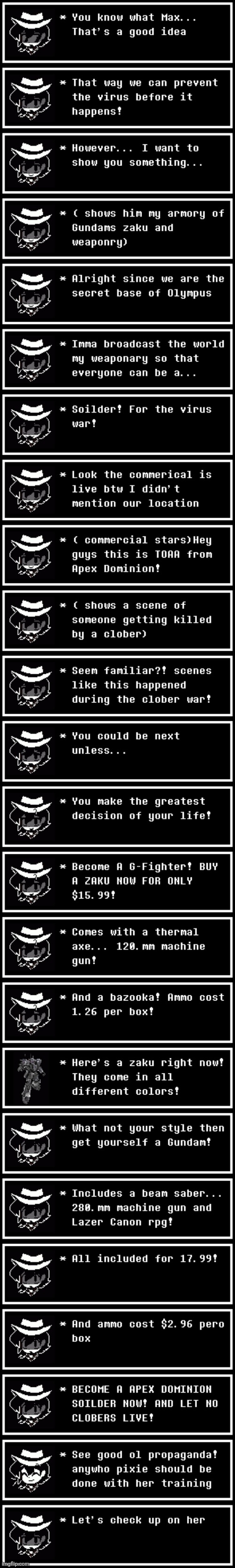 Toaa response to max: | image tagged in dark virus | made w/ Imgflip meme maker