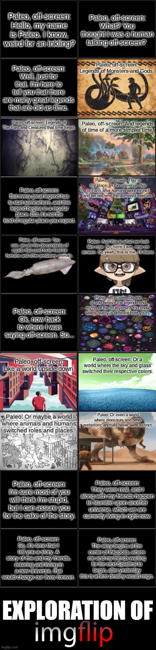 The first EOI movie scene: Opening Title.mp3 | image tagged in paleoverse,eoiverse,paleo,story,comic | made w/ Imgflip meme maker