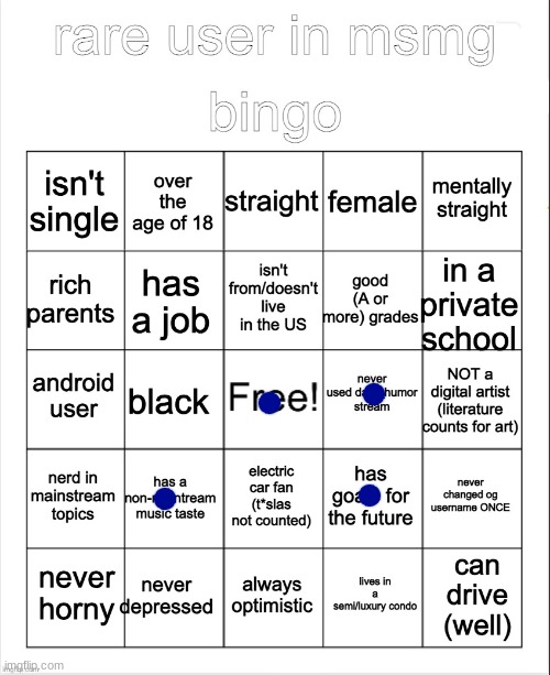 not a shitposter bingo | image tagged in not a shitposter bingo | made w/ Imgflip meme maker