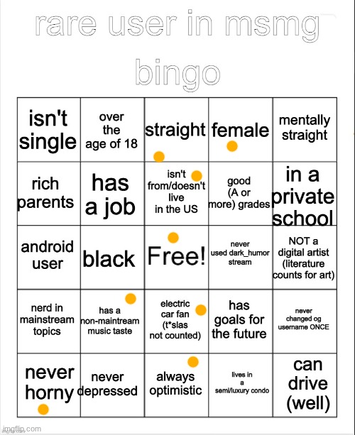 bing ^^ | image tagged in not a shitposter bingo | made w/ Imgflip meme maker
