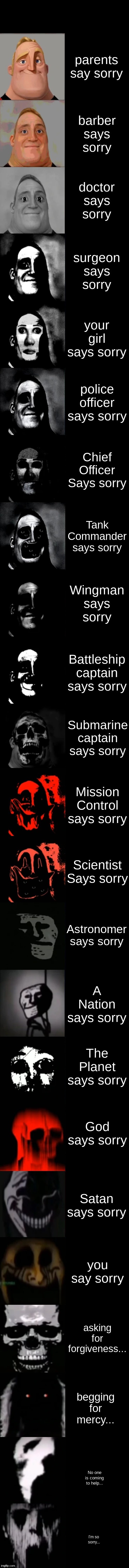 Sorrow.jpg (A Mr. Incredible Becoming uncanny meme) | image tagged in it just gets worse,look away,this will give you mental trauma,unless your desensitized enough | made w/ Imgflip meme maker