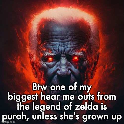 How white people look at you after they lose their marbles | Btw one of my biggest hear me outs from the legend of zelda is purah, unless she's grown up | image tagged in how white people look at you after they lose their marbles | made w/ Imgflip meme maker