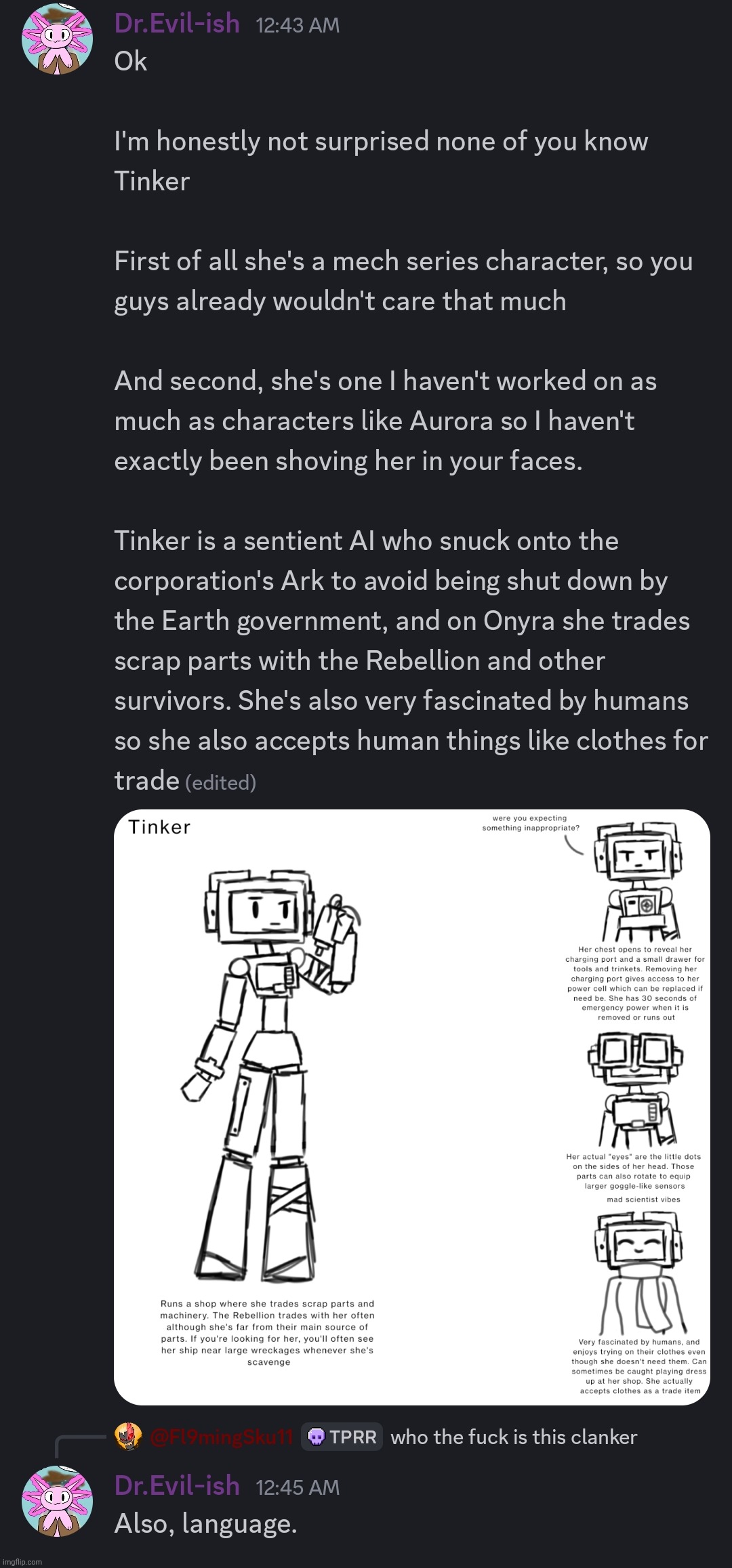 Made a tupper and was quickly reminded that nobody here is into mechs, and therefore doesn't know any mech series lore. Fun. | made w/ Imgflip meme maker