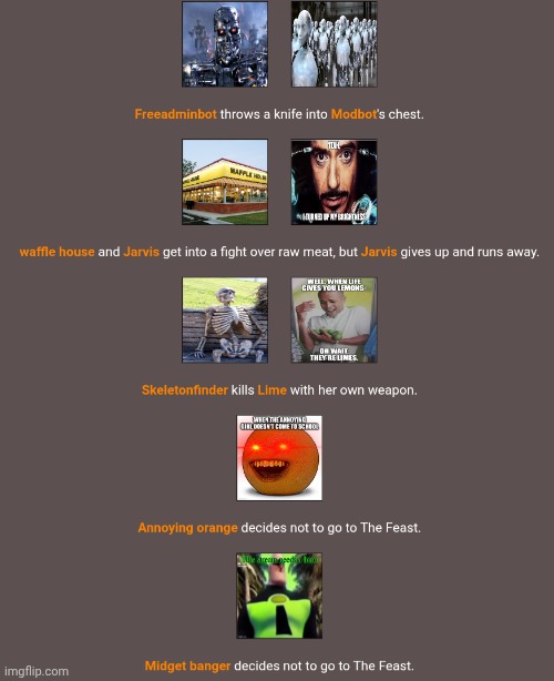 Damn freeadminbot be killing his own kind | made w/ Imgflip meme maker