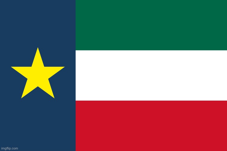 Redesigned Texas flag | image tagged in redesigned texas flag | made w/ Imgflip meme maker