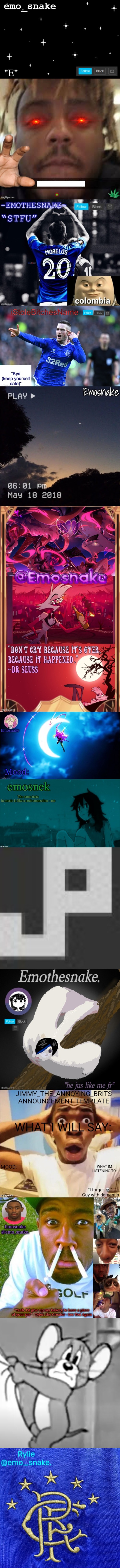 some of my announcement temps through the years (no order) | image tagged in e template,temp esnake 1,esnake temp,istolebitchesname temp,emosnake's dreamy temp,emosnake's angel dust temp thanks asriel | made w/ Imgflip meme maker