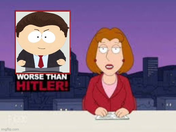 Gavin Throttle in a nutshell | image tagged in worse than hitler,south park,gavin throttle,worst characters ever,villains | made w/ Imgflip meme maker