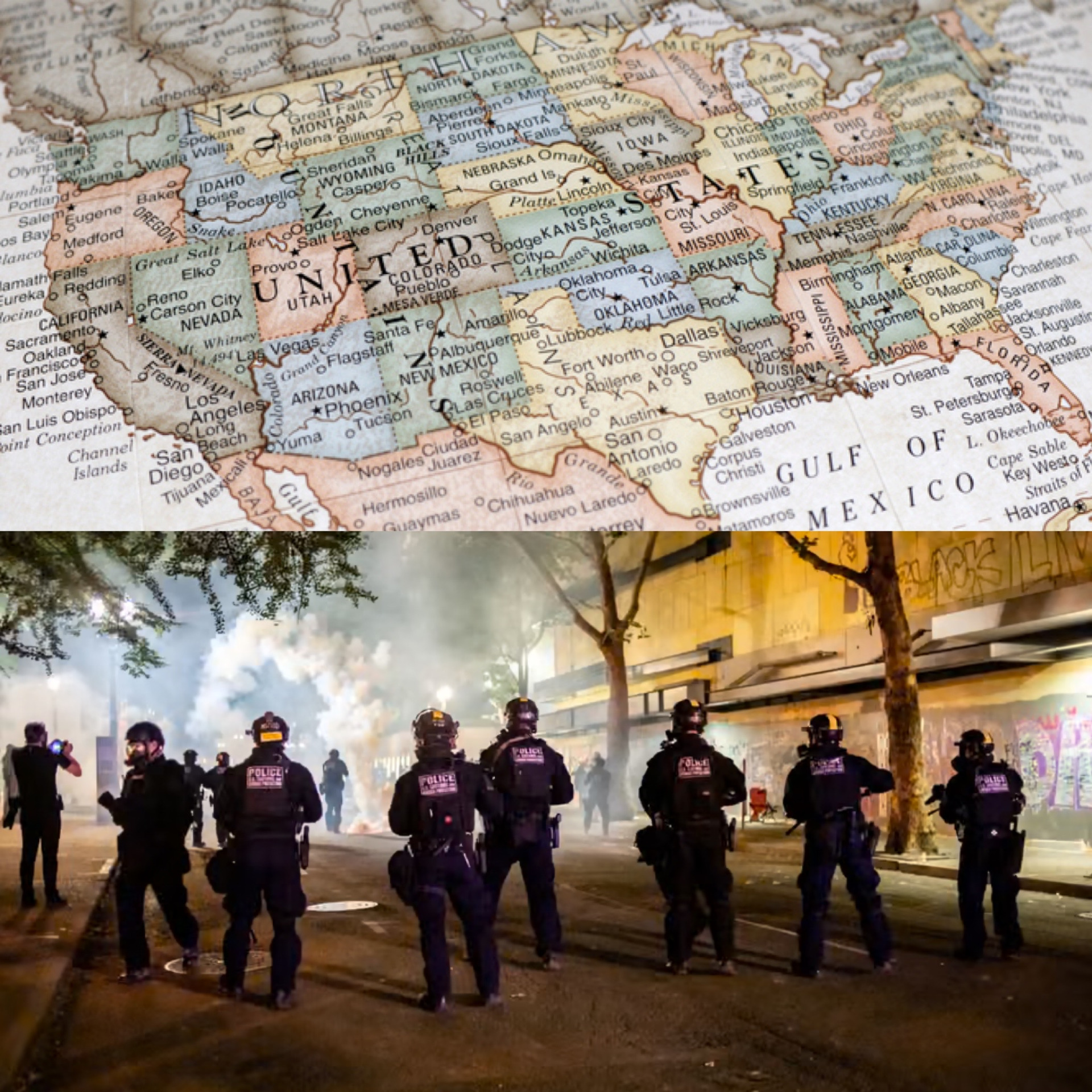 States rights vs federal takeover Blank Meme Template