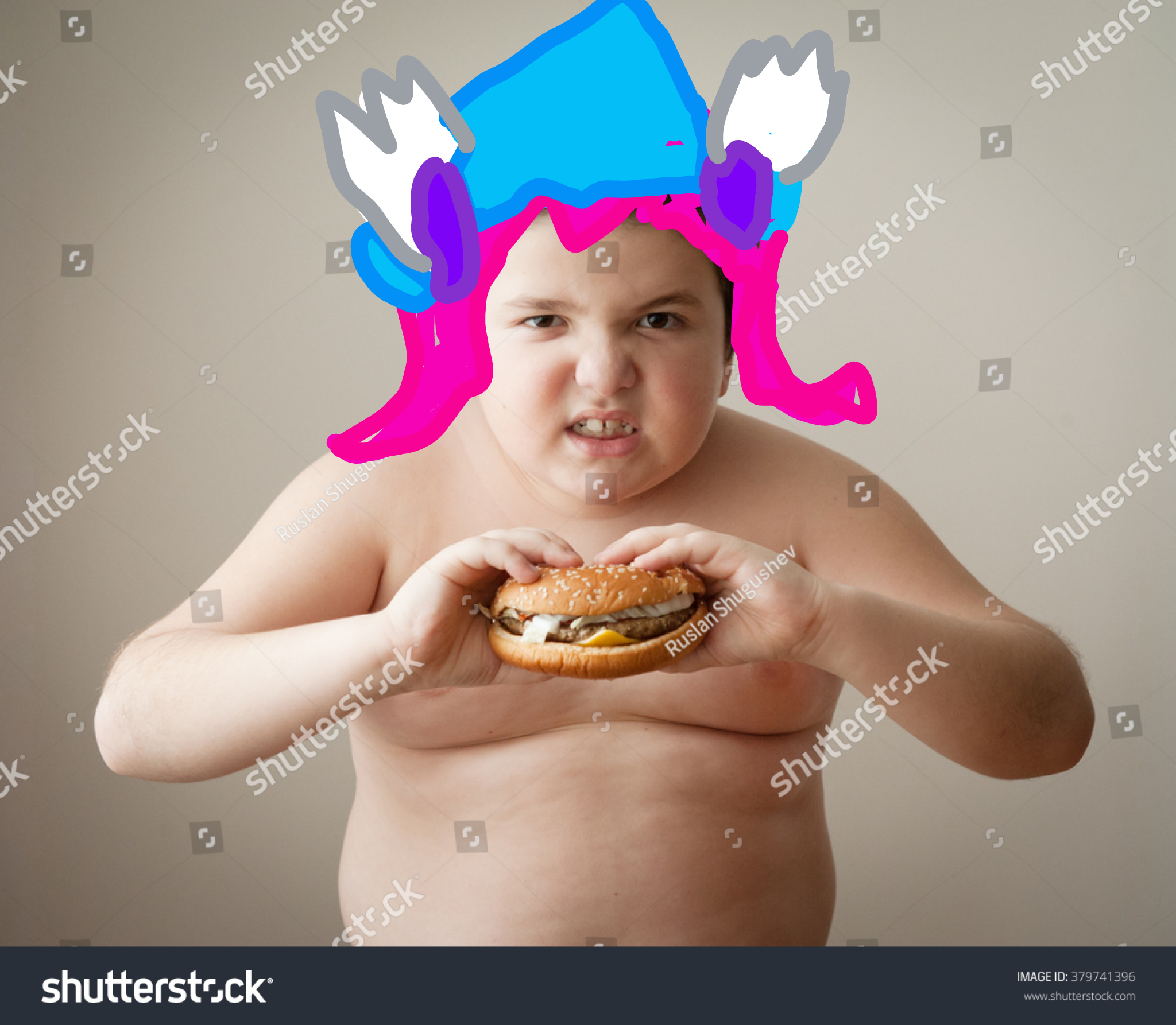 Fat Vanilbean Blank Meme Template