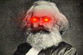 karl marx laser eyes Blank Meme Template