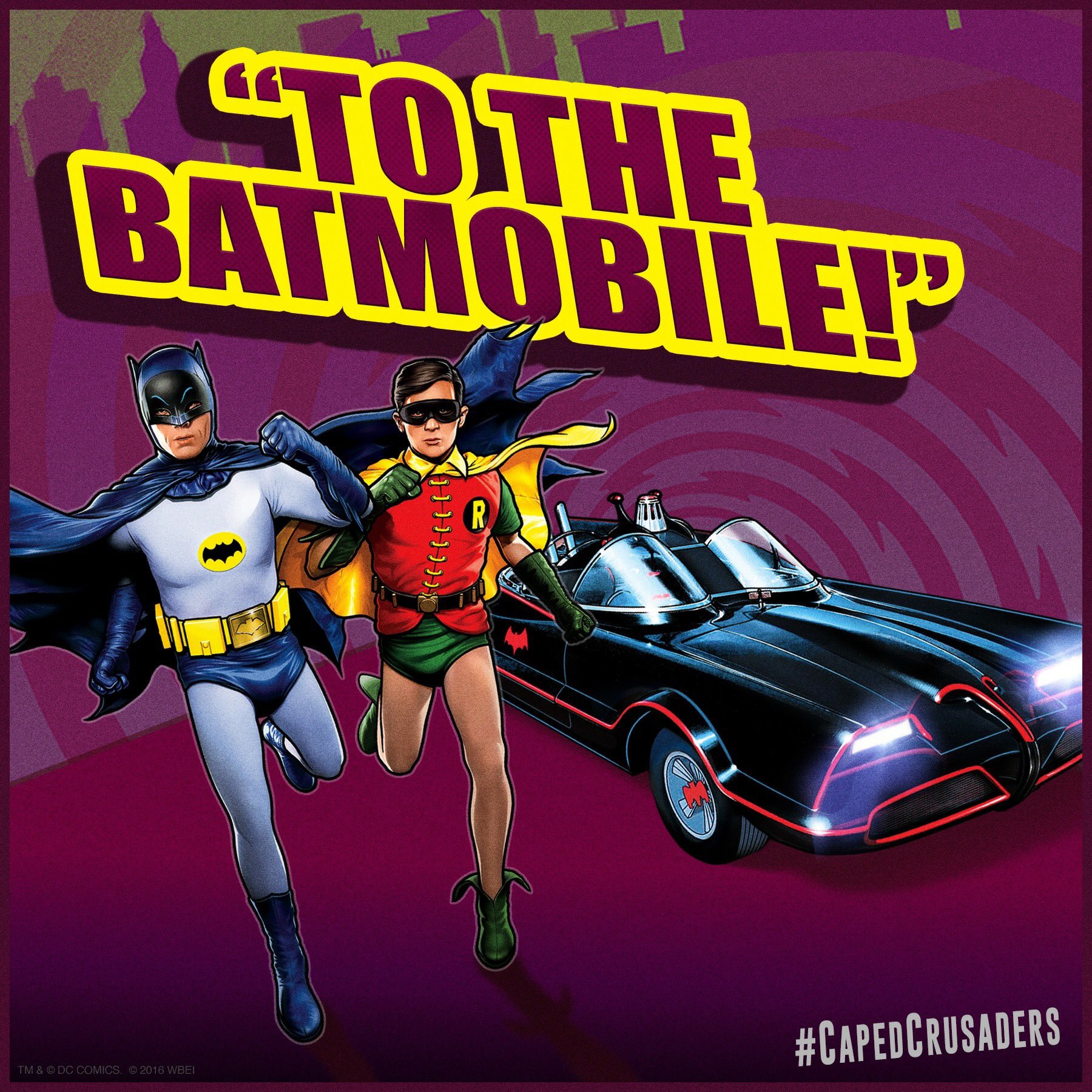 To the batmobile Blank Meme Template