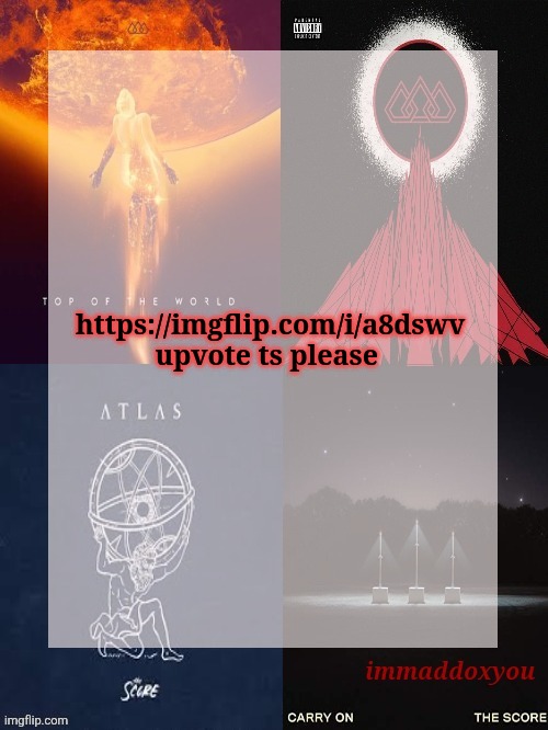 immaddoxyou's epic asf THE SCORE announcement temp | https://imgflip.com/i/a8dswv
upvote ts please | image tagged in immaddoxyou's epic asf the score announcement temp | made w/ Imgflip meme maker