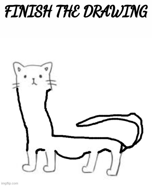 finish the drawing | image tagged in finish the drawing | made w/ Imgflip meme maker