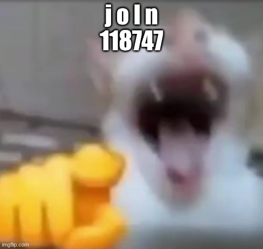 Cat pointing and laughing | j o I n
118747 | image tagged in cat pointing and laughing | made w/ Imgflip meme maker