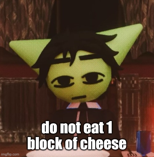 vrochacho what | do not eat 1 block of cheese | image tagged in vrochacho what | made w/ Imgflip meme maker