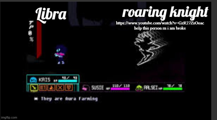 https://www.youtube.com/watch?v=GzR27ZsOoac | https://www.youtube.com/watch?v=GzR27ZsOoac
help this person rn i am broke | image tagged in basic and impermanent shared temp | made w/ Imgflip meme maker