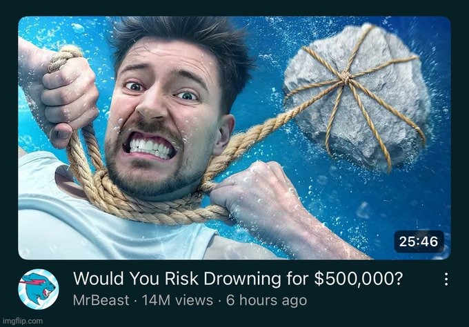 Finally a mr. Beast video just for me | made w/ Imgflip meme maker