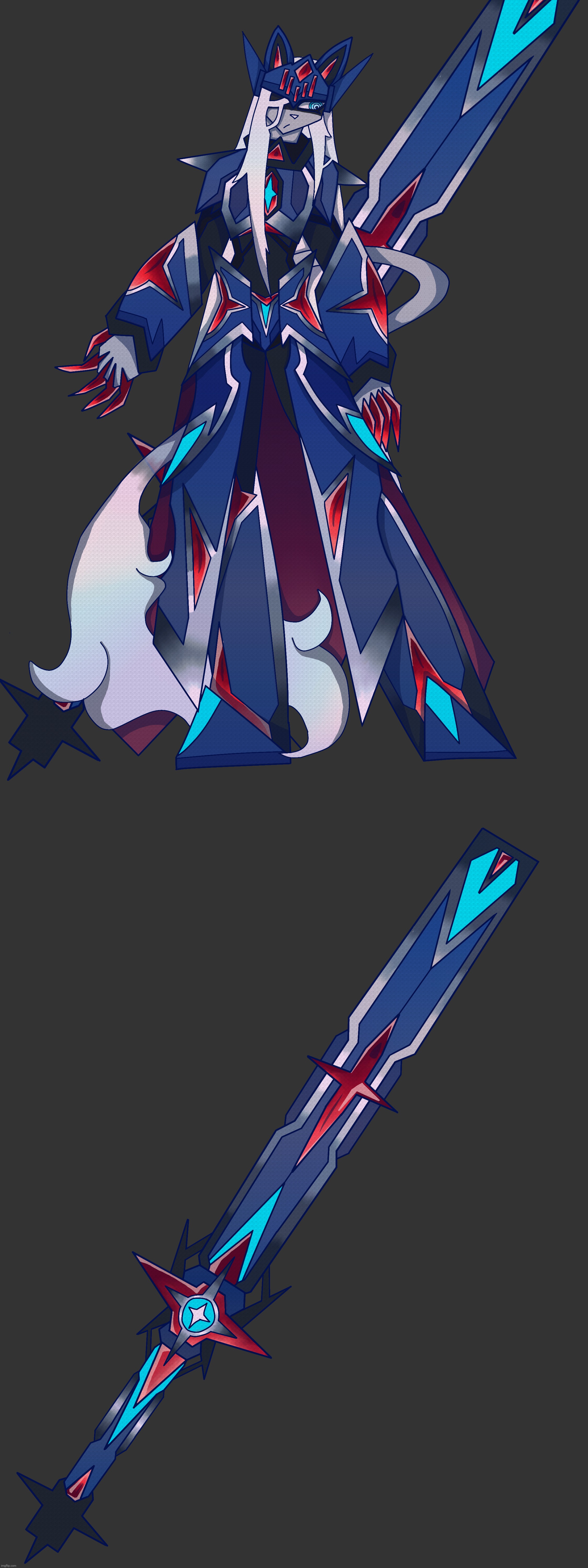 Raison D'etre and Steel Serment | image tagged in i like rendering gems actually | made w/ Imgflip meme maker