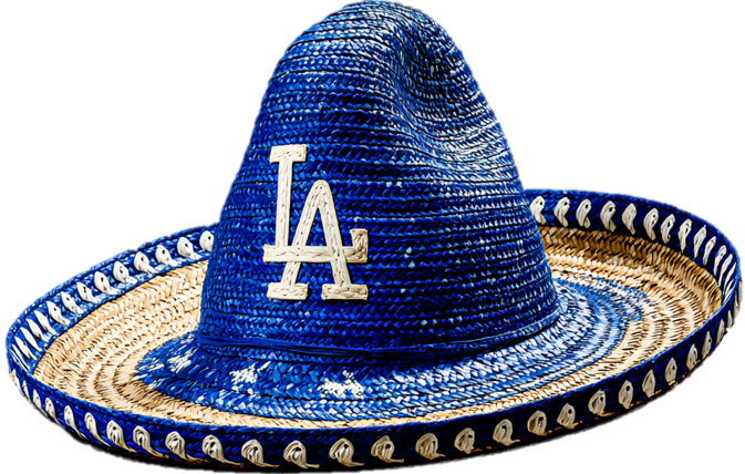 Dodgers Sombrero Blank Meme Template