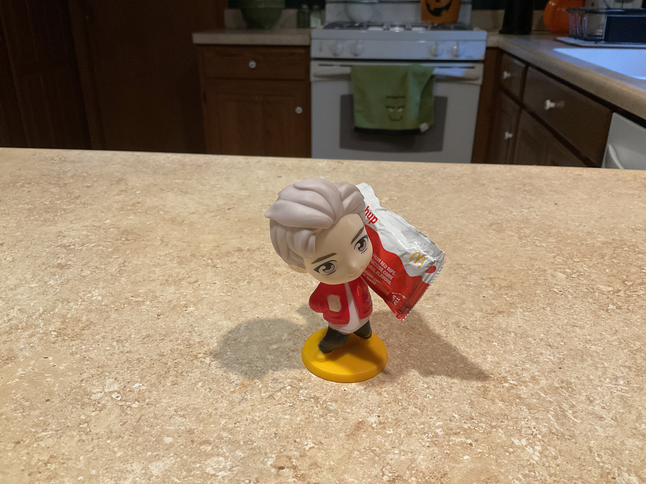 RM holding ketchup Blank Meme Template