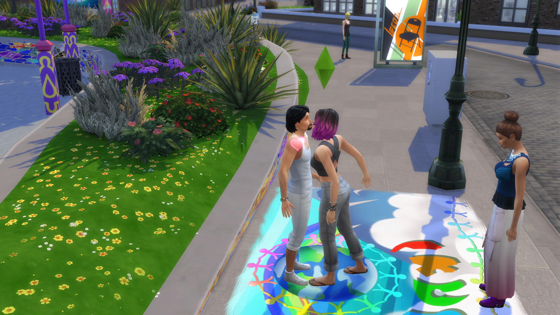 Sims 4 Kiss Blank Meme Template