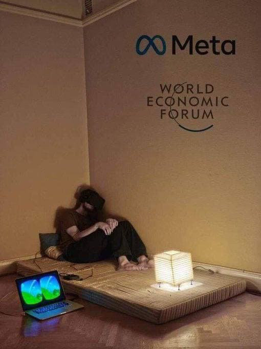 Virtual Reality Dystopia Blank Meme Template
