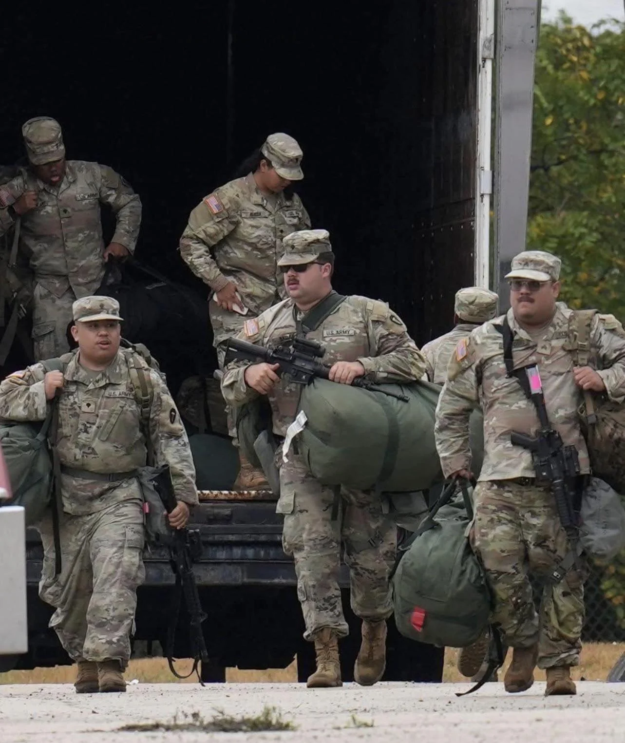 National guard troops Blank Meme Template